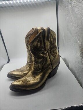 Idyllwind Womens Gold Wheel Western Booties